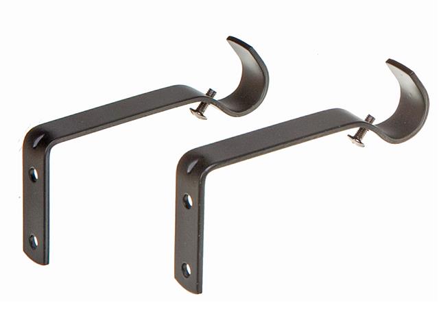 BRACKET SET BLACK 2pc