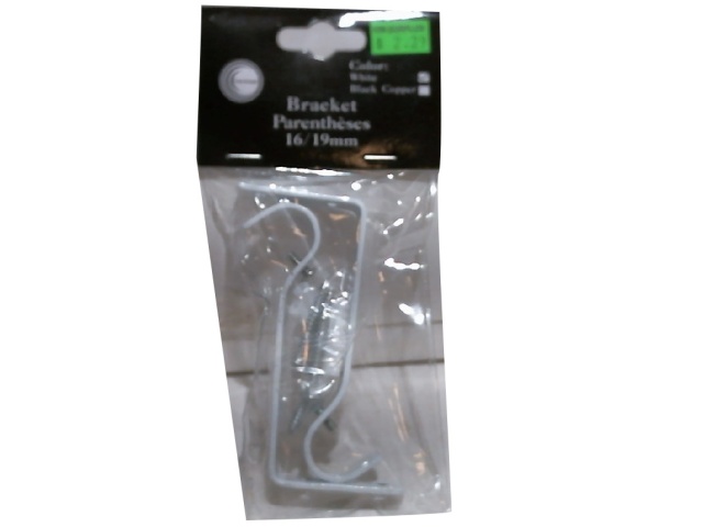 Bracket Set White 2pc 16/19mm
