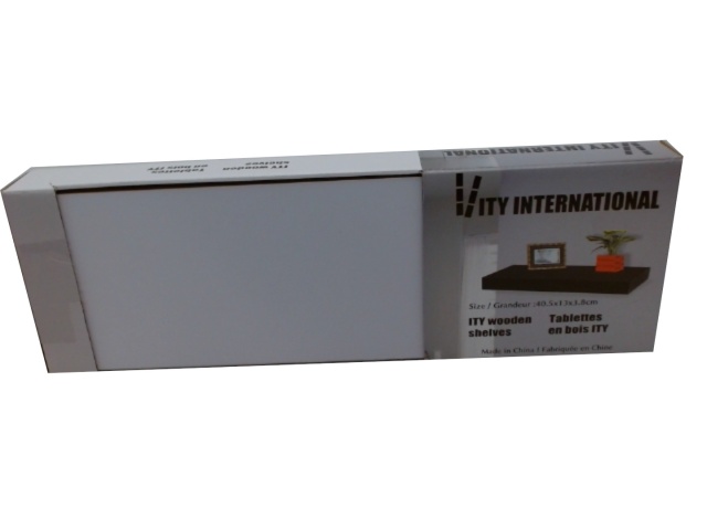 Floating shelf white 40.5x13x3.8cm