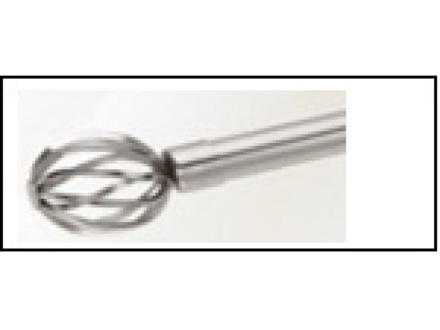 curtain rod Silver extendable round  twisted  \