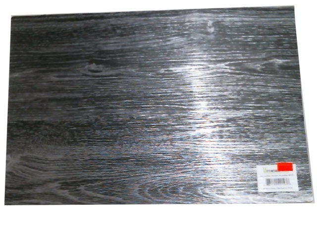 Placemat Wood Look Design Heavy Black