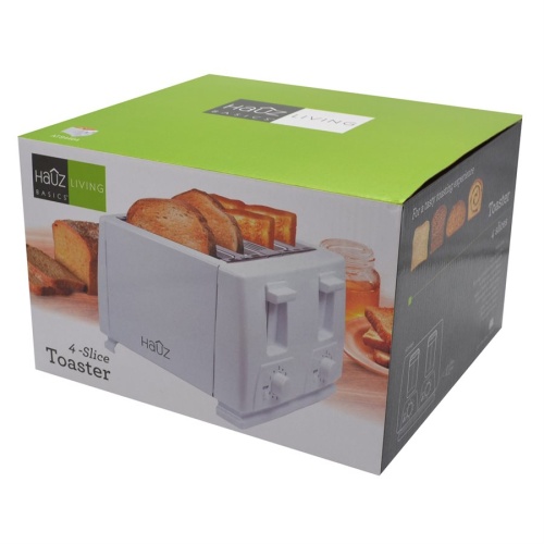 Toaster 4 Slice - White