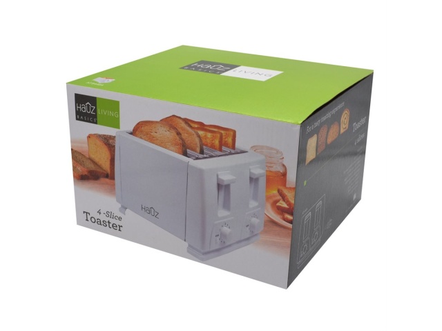 Toaster 4 Slice - White
