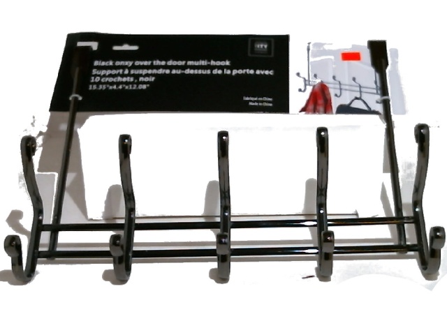 Over The Door Hook Black Nickel