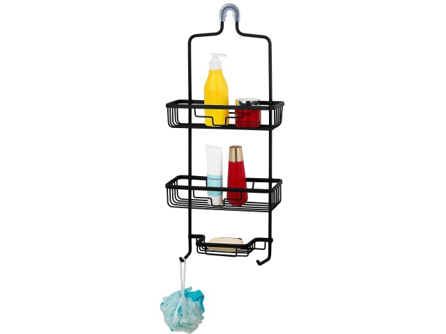 shower caddy Black aluminum