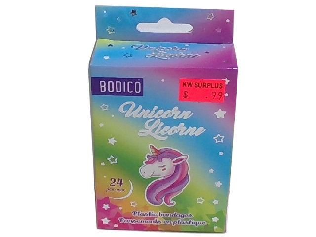 Bandages 24pc Unicorn Bodico