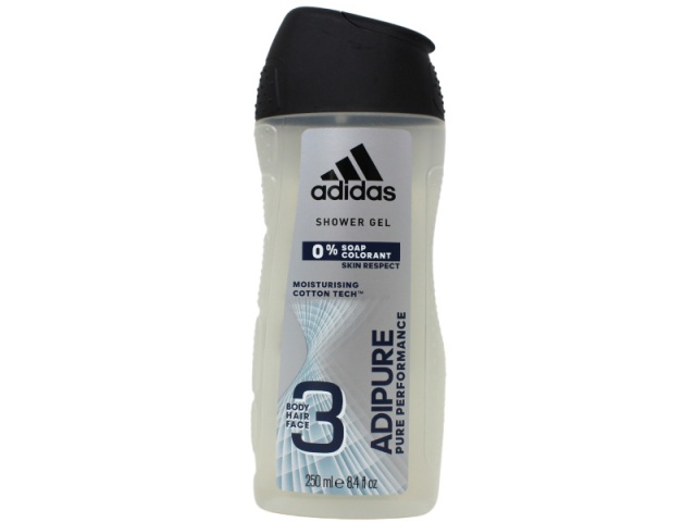 Body Wash 250ml 3in1 Cotton Tech Adidas