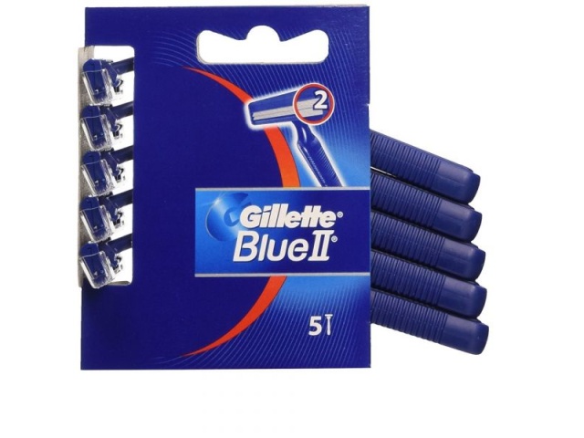 Disposable Razor 5pk Gillette Blue Ii