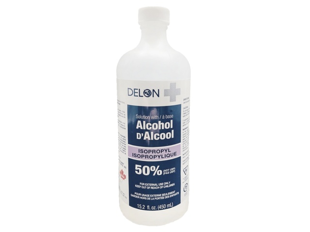Rubbing Alcohol 50% 450ml/12 Delon