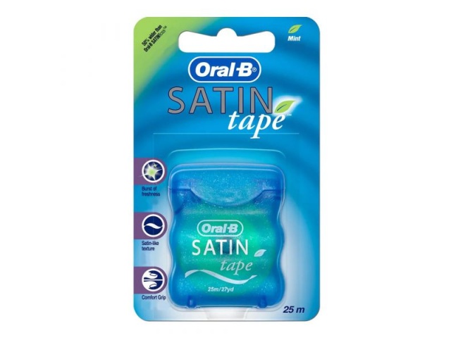 Satin Tape Floss 25m Mint Oral-b