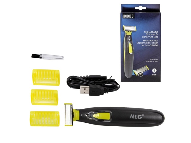 Trimmer Men USB Recharge 20*20*13cm, color box Bodico