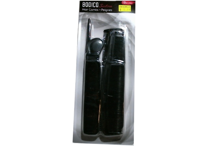 Hair Combs 10pcs Bodico