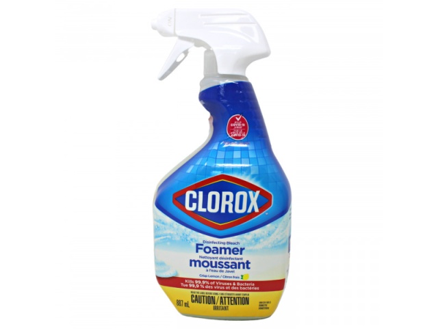 Spray 887ml Bleach Foamer Kills Mold&mildew Clorox