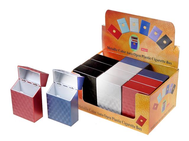CIGARETTE CASE PLASTIC  SOLID COLORS