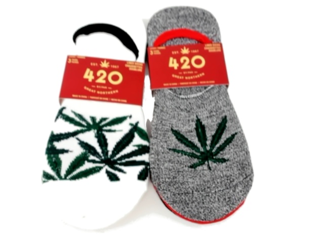 Liner Socks Ladies 3pk. 420 Assorted - each sold individually
