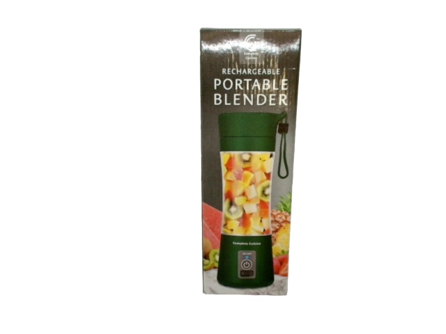 Rechargeable Portable Blender Green Complete Cuisine