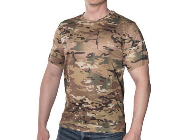 Military T-shirts Xxlarge Uniflage Kwik Dry Short Sleeve