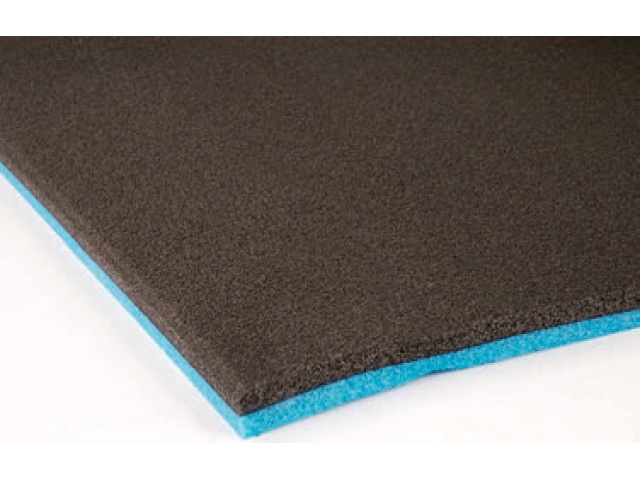 Double Layer Foam Pad 20x72x0.5 Inch 51x183x1.3cm Blue/black
