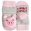 3D Rattler Baby Socks Pig Full Cushioned 0-12 Months IQ Kids (Or 3/$9.99)