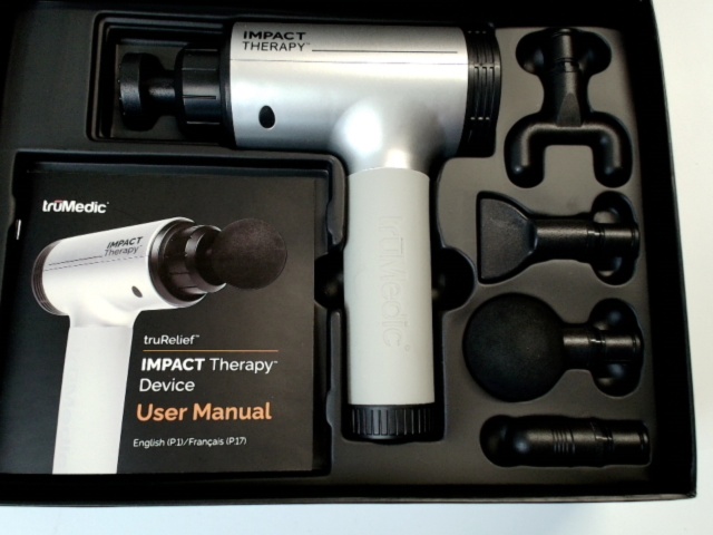 Impact Therapy Massage Device Trumedic® -  Rechargeable - Switch Must Be On While Charging (endcap)