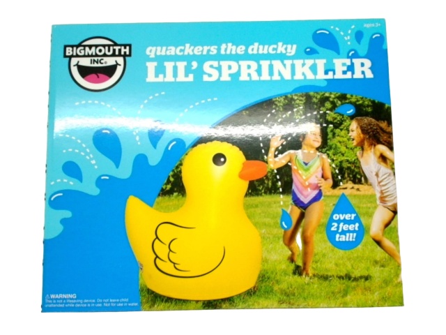 Quackers The Ducky Lil\' Sprinkler Over 2 Feet Tall Bigmouth Inc.