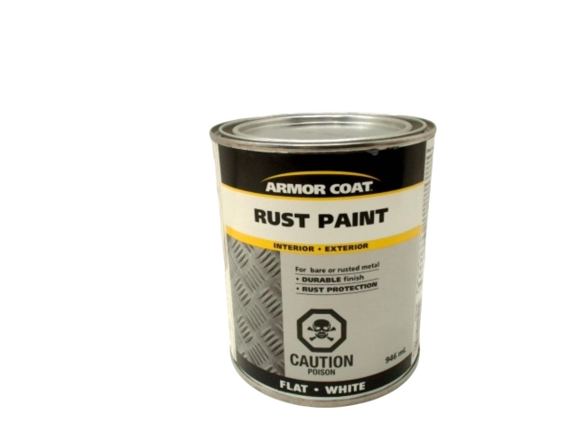 Rust Paint 946ml. Gloss Brown Interior Exterior Armor Coat