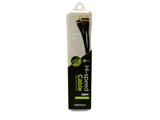 Hi Speed Usb Charging Cable 3 In 1 Rox